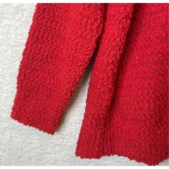 Style & Co NWT size 3X Fire Red Bobble Knit Sweater Pullover PLUS - Picture 2 of 6